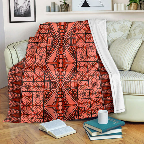 Tonga Premium Blanket Tapa Design