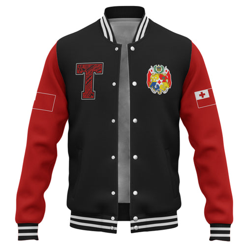 Tonga Baseball Jacket Letters Style