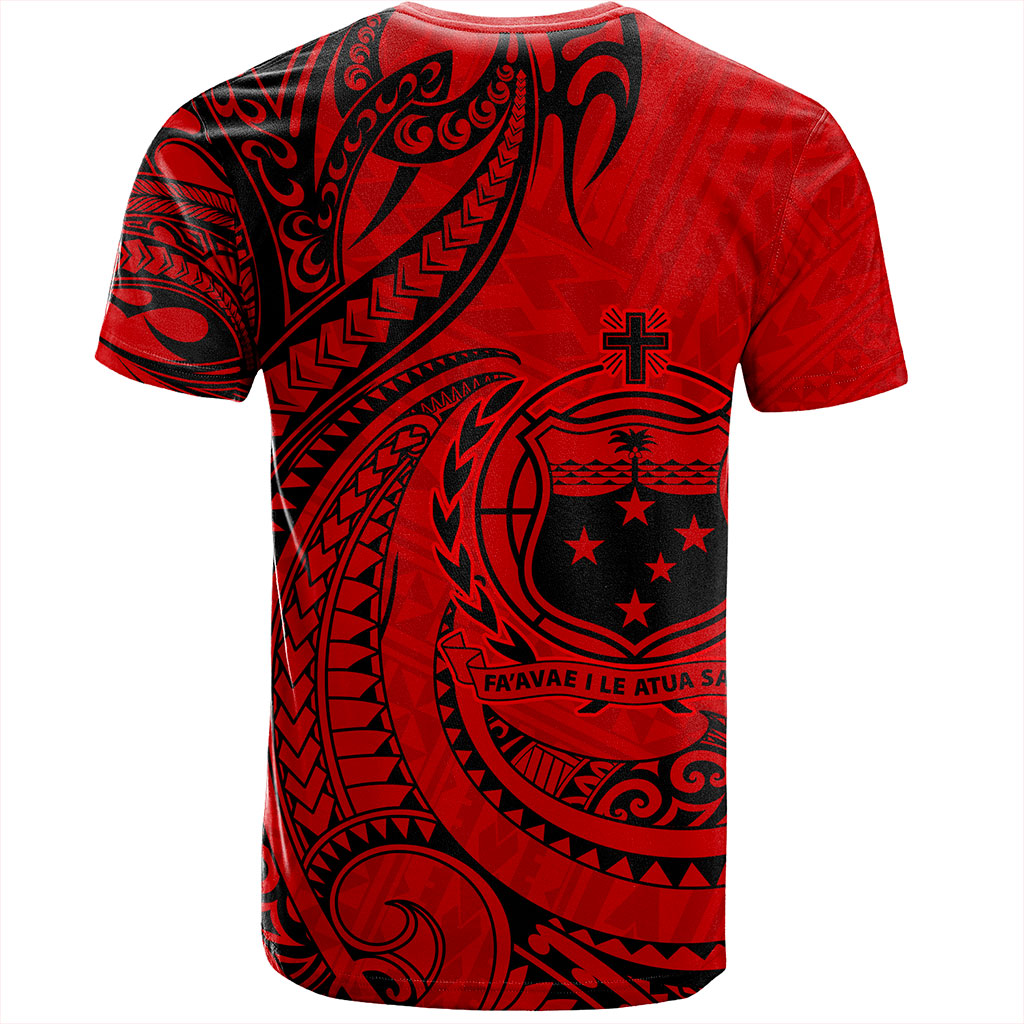 Samoa T-Shirt Coat Of Arms Tribal Polynesian Island