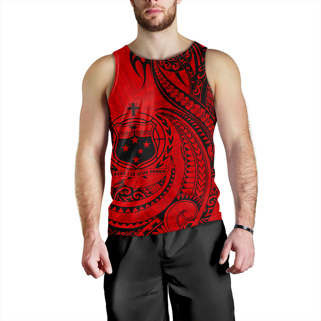 Samoa Tank Top Coat Of Arms Tribal Polynesian Island