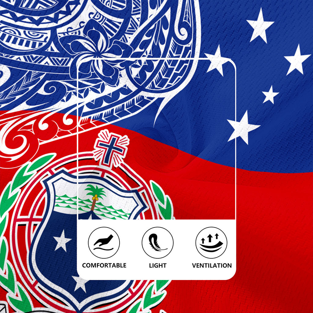 Samoa Rugby Jersey Tribal Polynesia Flag Half Concept