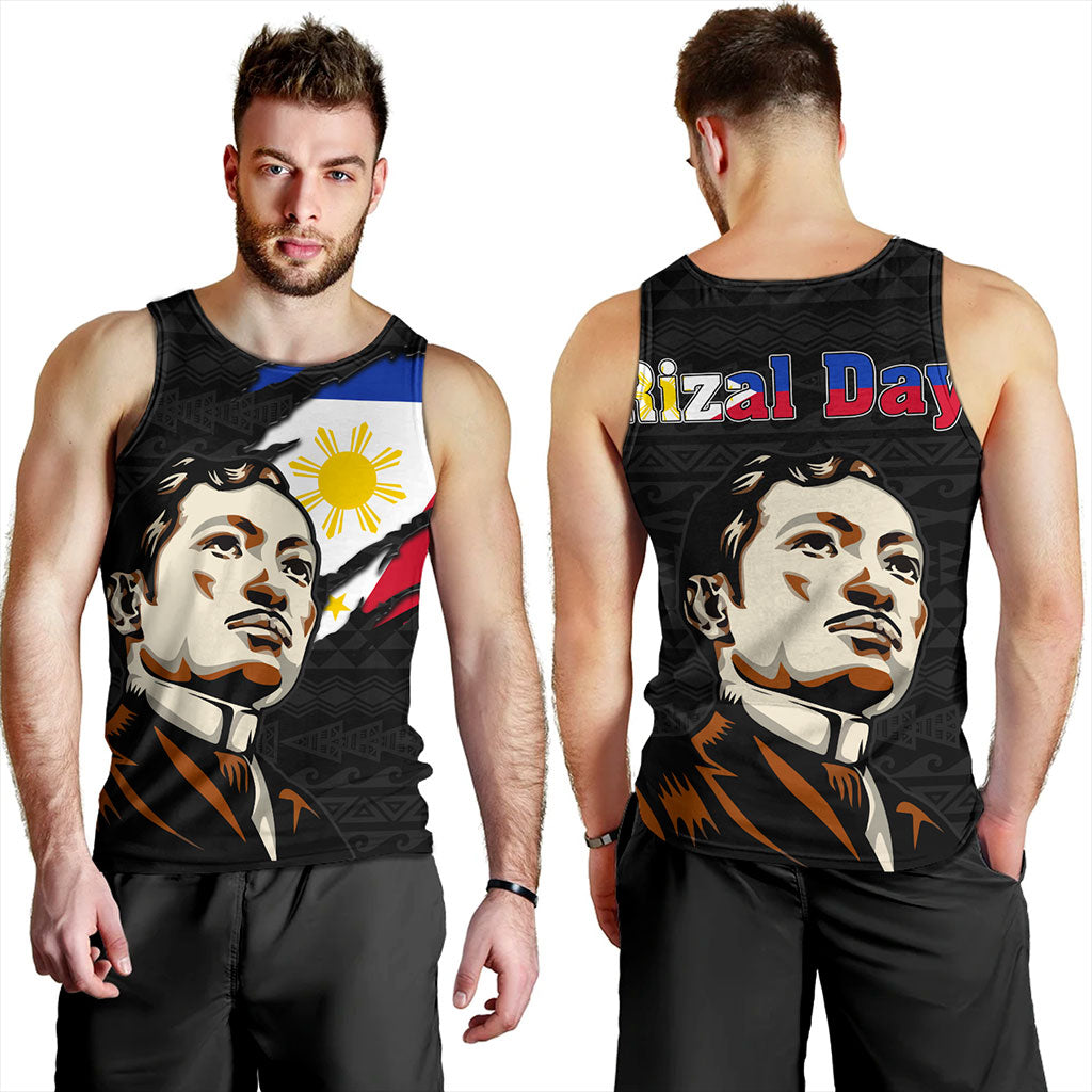 Philippines Filipinos Tank Top Rizal Day Tribal Crack Style
