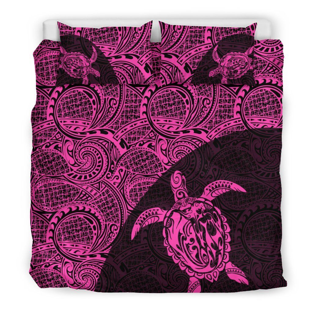 Turtle Mermaid Polynesian Duvet Cover Set 02