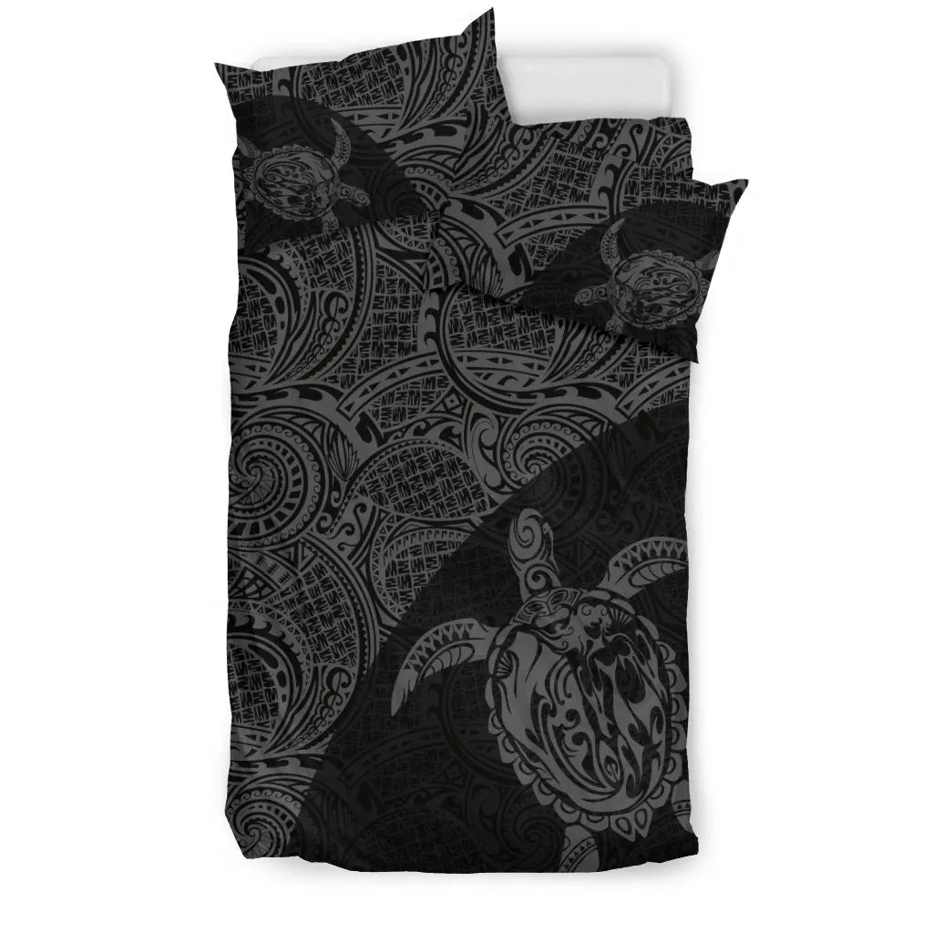 Turtle Mermaid Polynesian Duvet Cover Set 11