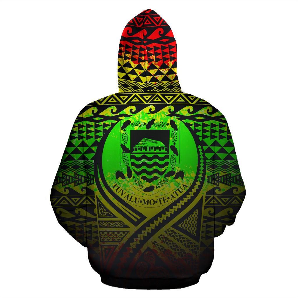 Tuvalu All Over Hoodie Lift Up Reggae