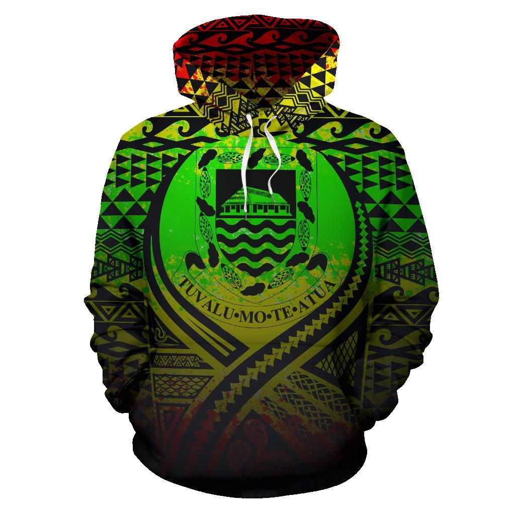 Tuvalu All Over Hoodie Lift Up Reggae