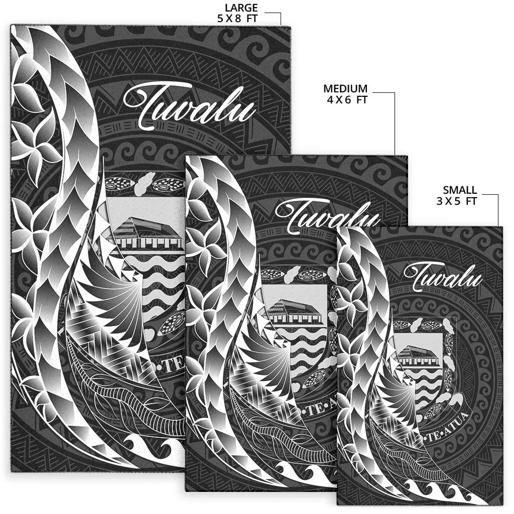 Tuvalu Area Rug - Polynesian Pattern Style