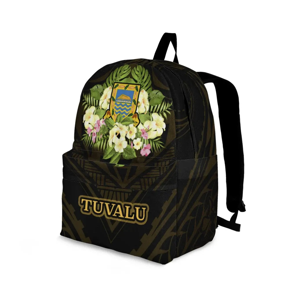 Tuvalu Backpack - Polynesian Gold Patterns Collection