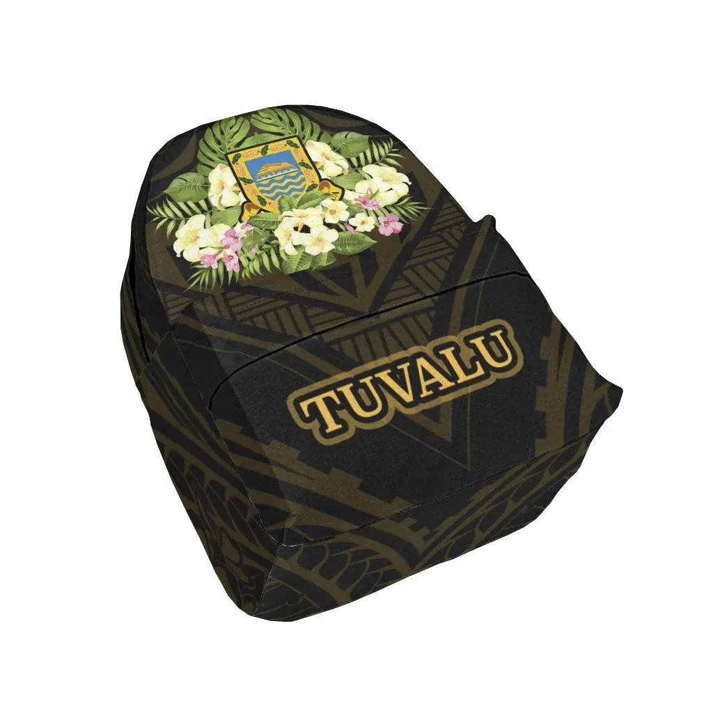 Tuvalu Backpack - Polynesian Gold Patterns Collection
