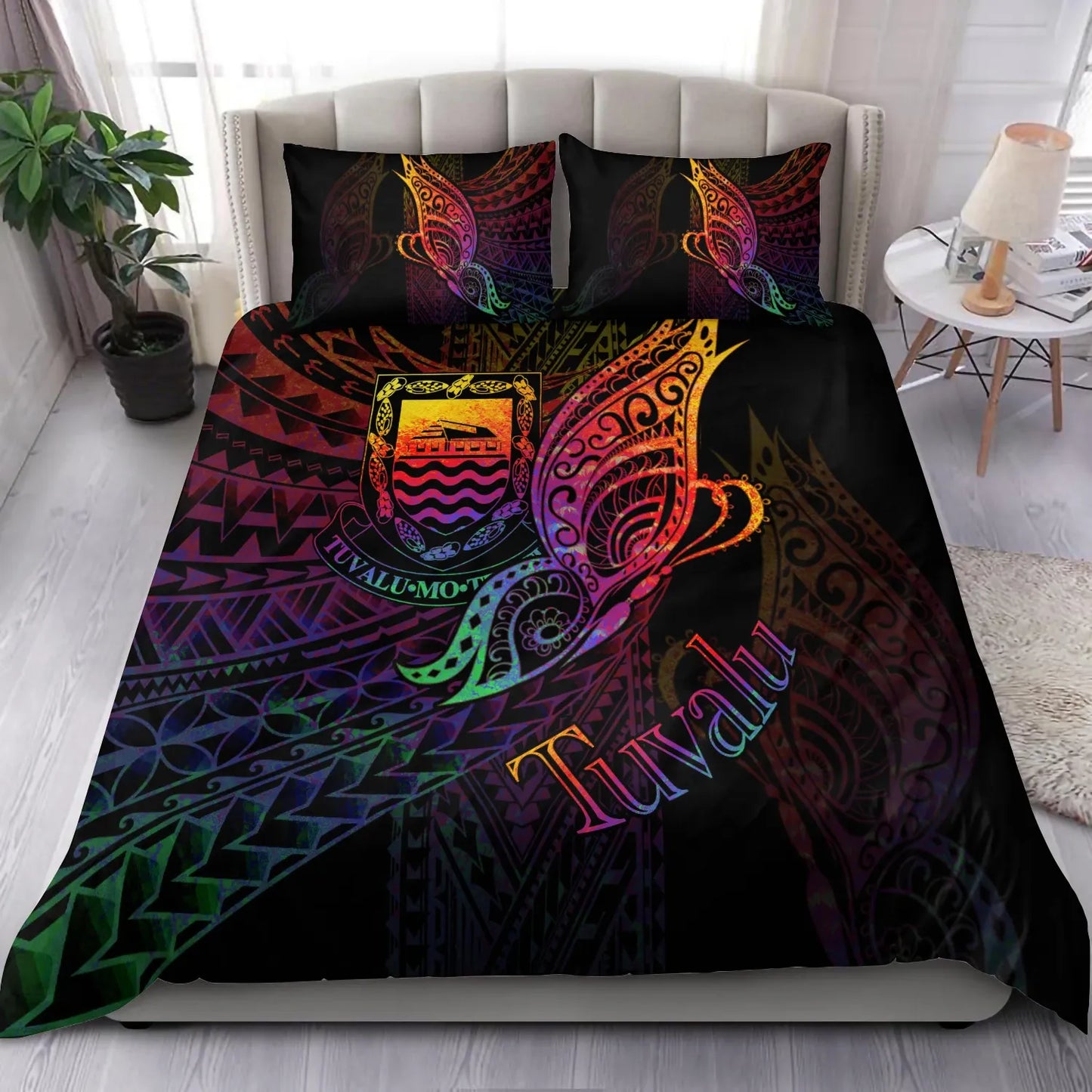 Tuvalu Bedding Set - Butterfly Polynesian Style