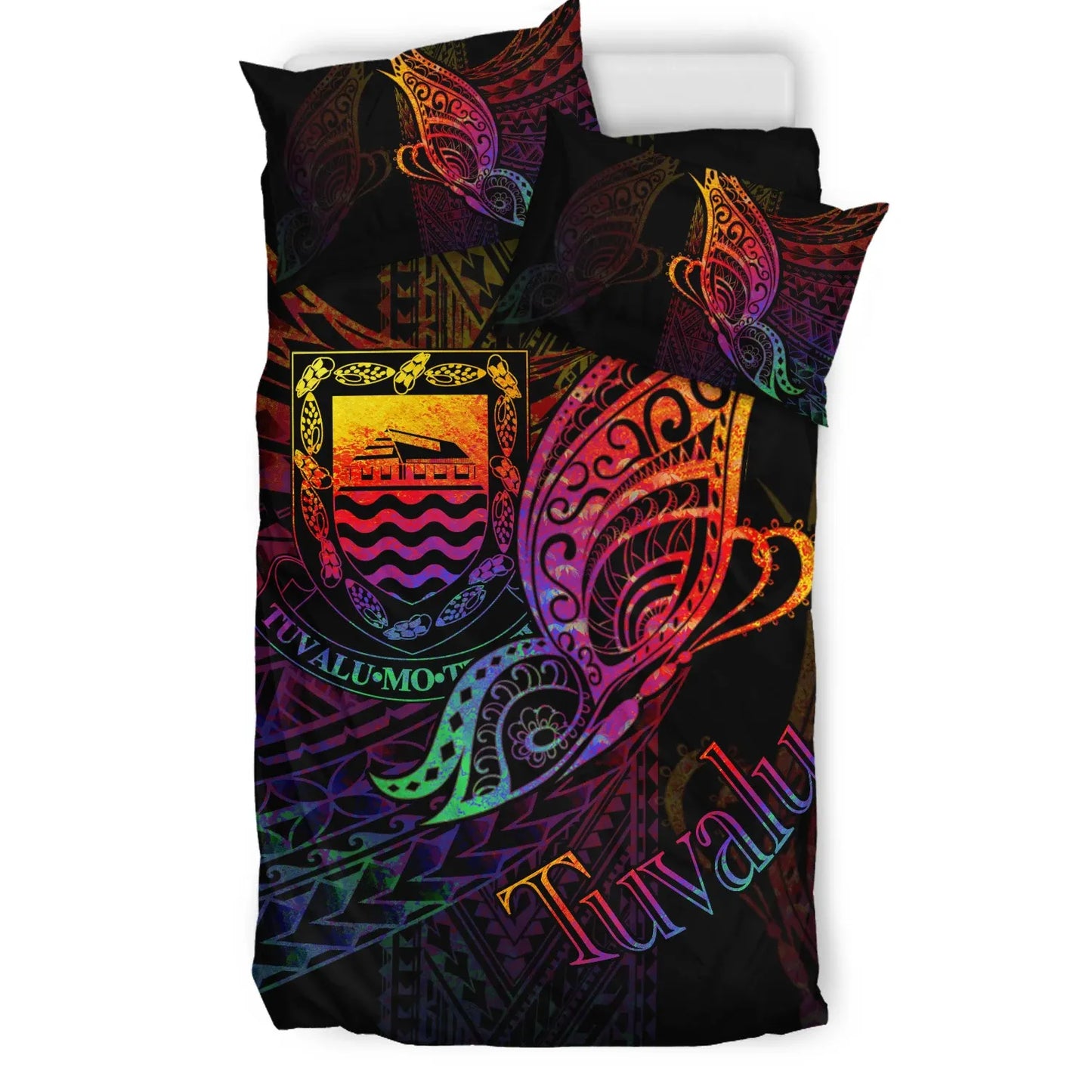 Tuvalu Bedding Set - Butterfly Polynesian Style