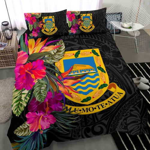 Tuvalu Bedding Set - Hibiscus Polynesian Pattern