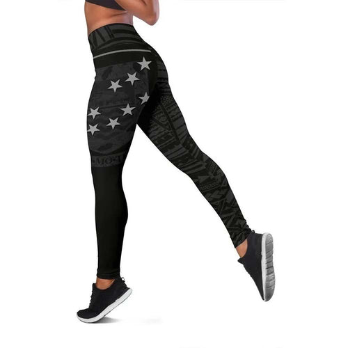 Tuvalu Flag Legging (Black)