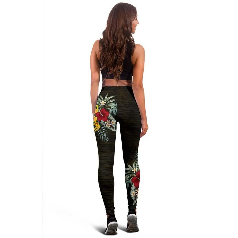 Tuvalu Hibiscus Legging