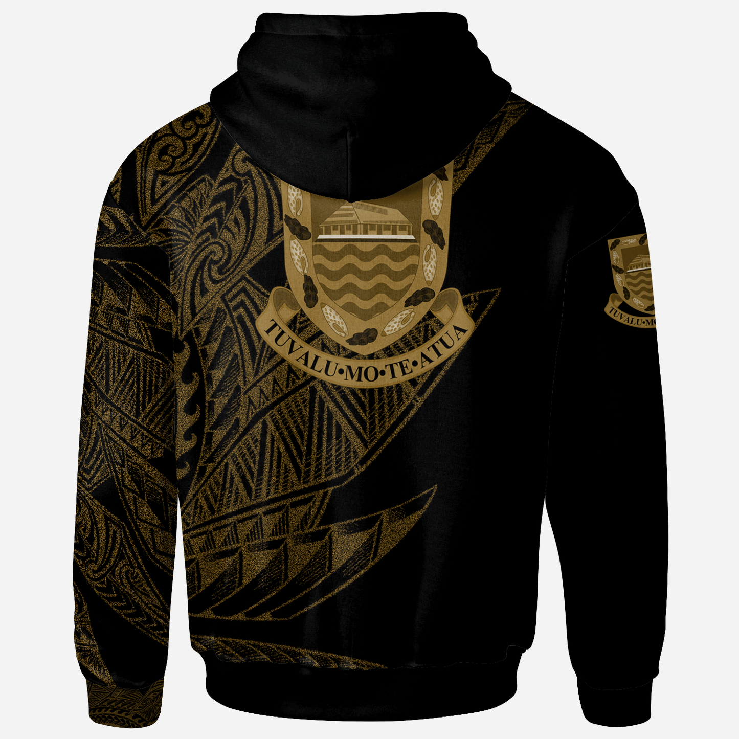 Tuvalu Hoodie - Legends Are Born In Gold Color