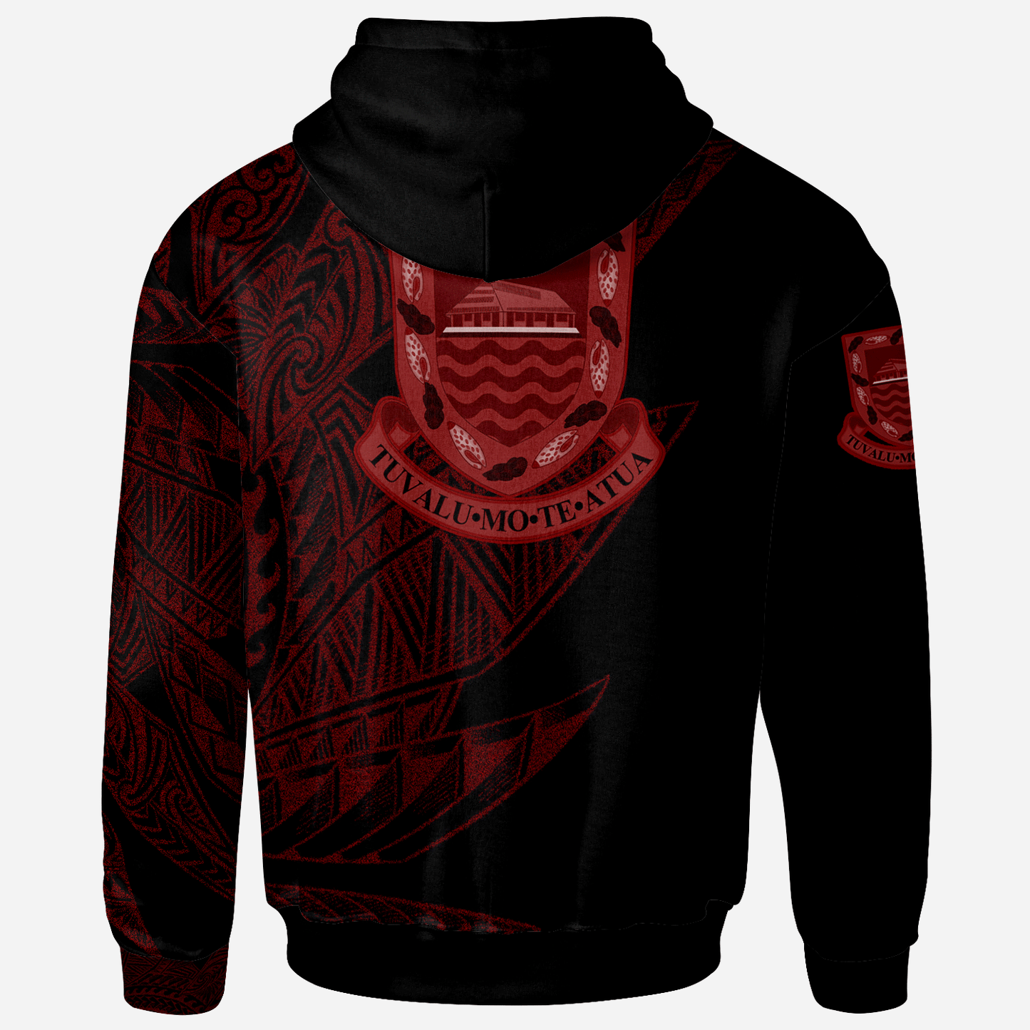 Tuvalu Hoodie - Legends Are Born In Red Color
