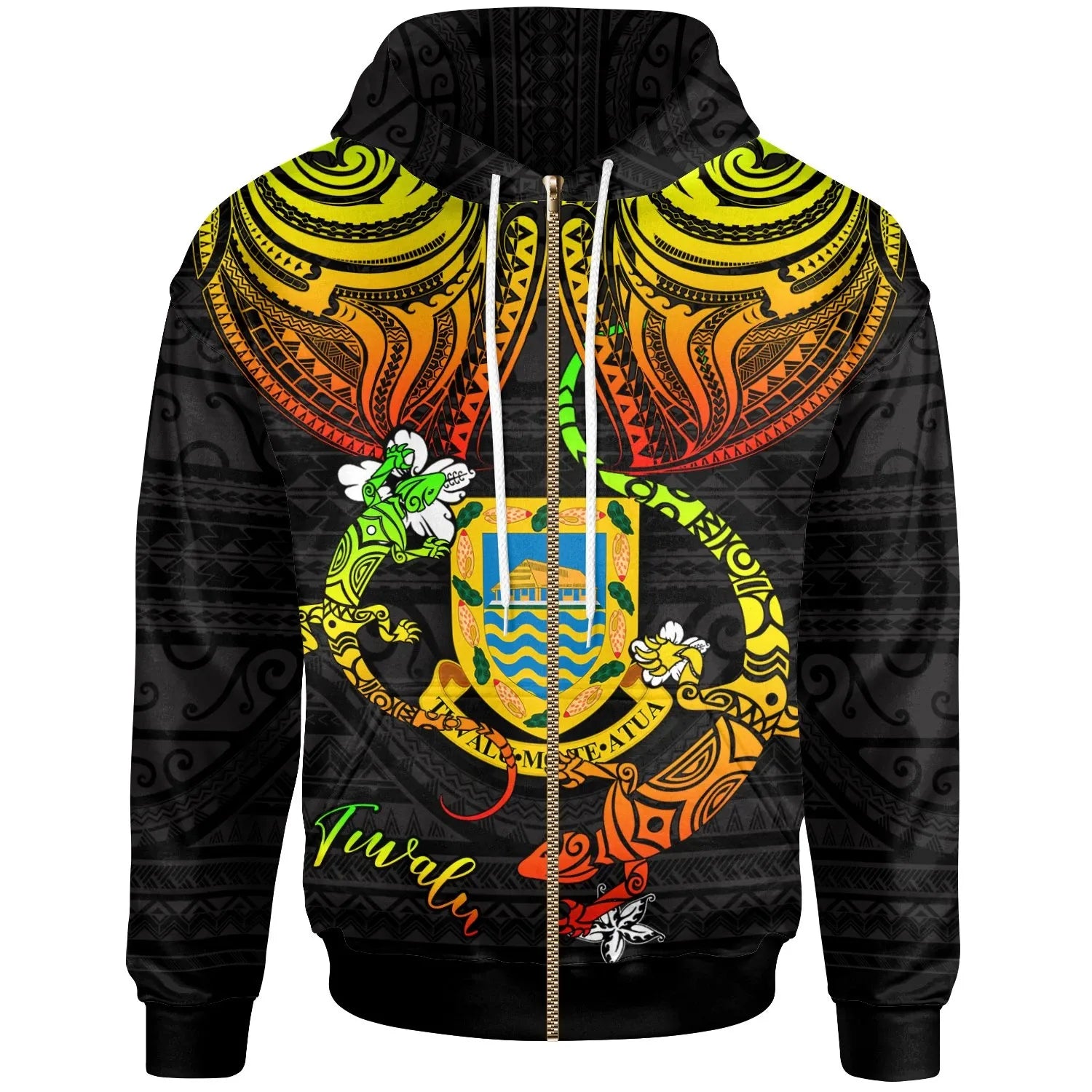 Tuvalu Hoodie -  Lizard Good Chest