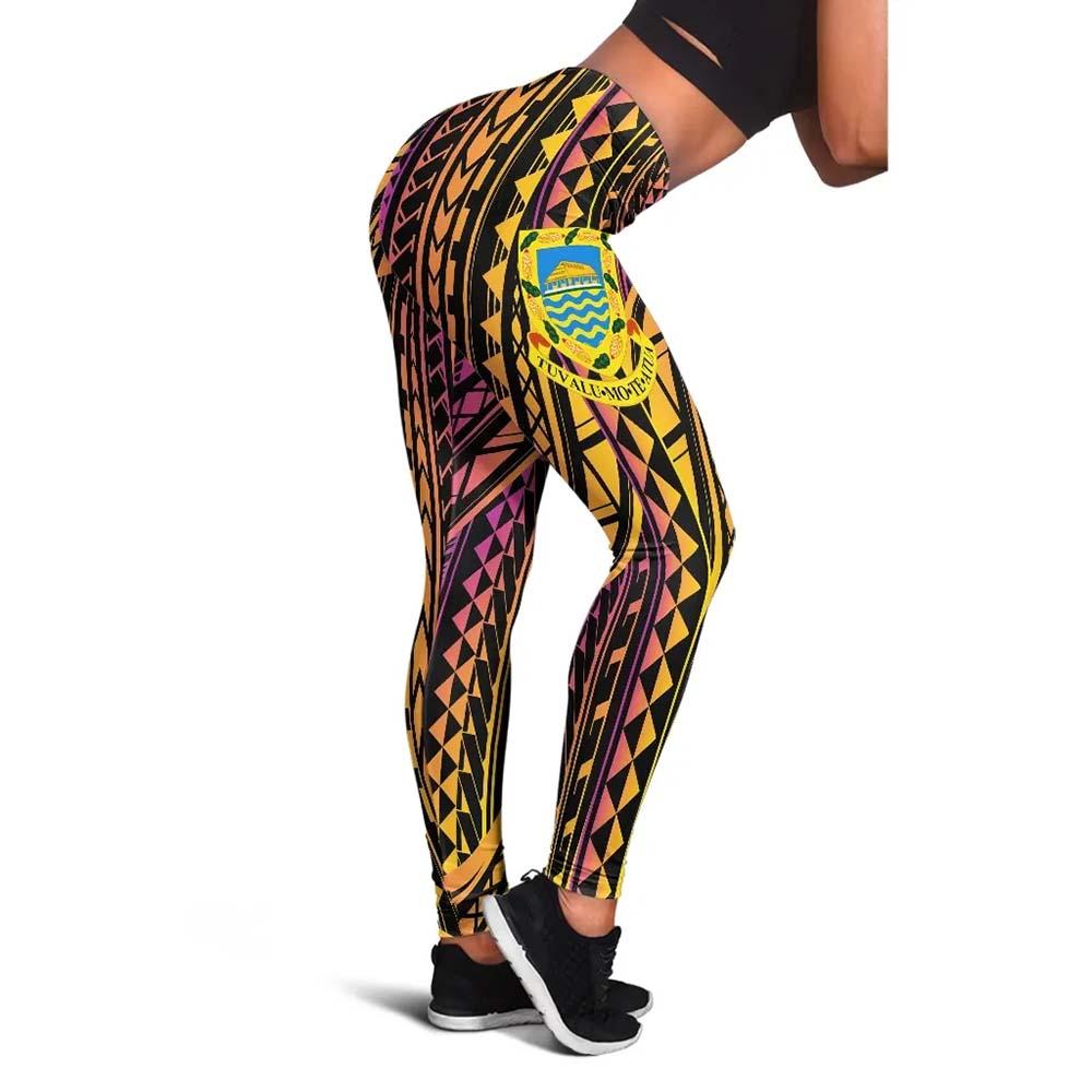 Tuvalu Legging - Special Polynesian Ornaments