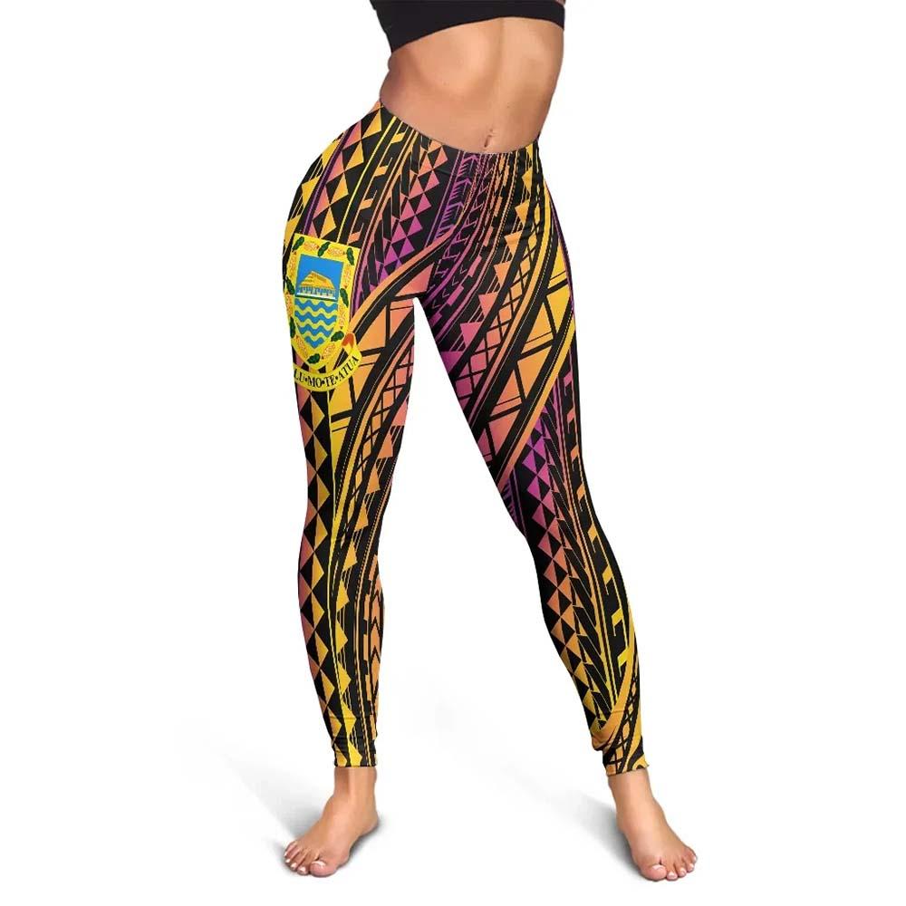 Tuvalu Legging - Special Polynesian Ornaments