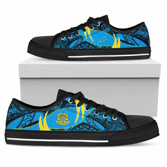 Tuvalu Low Top Shoes - Symmetrical Lines