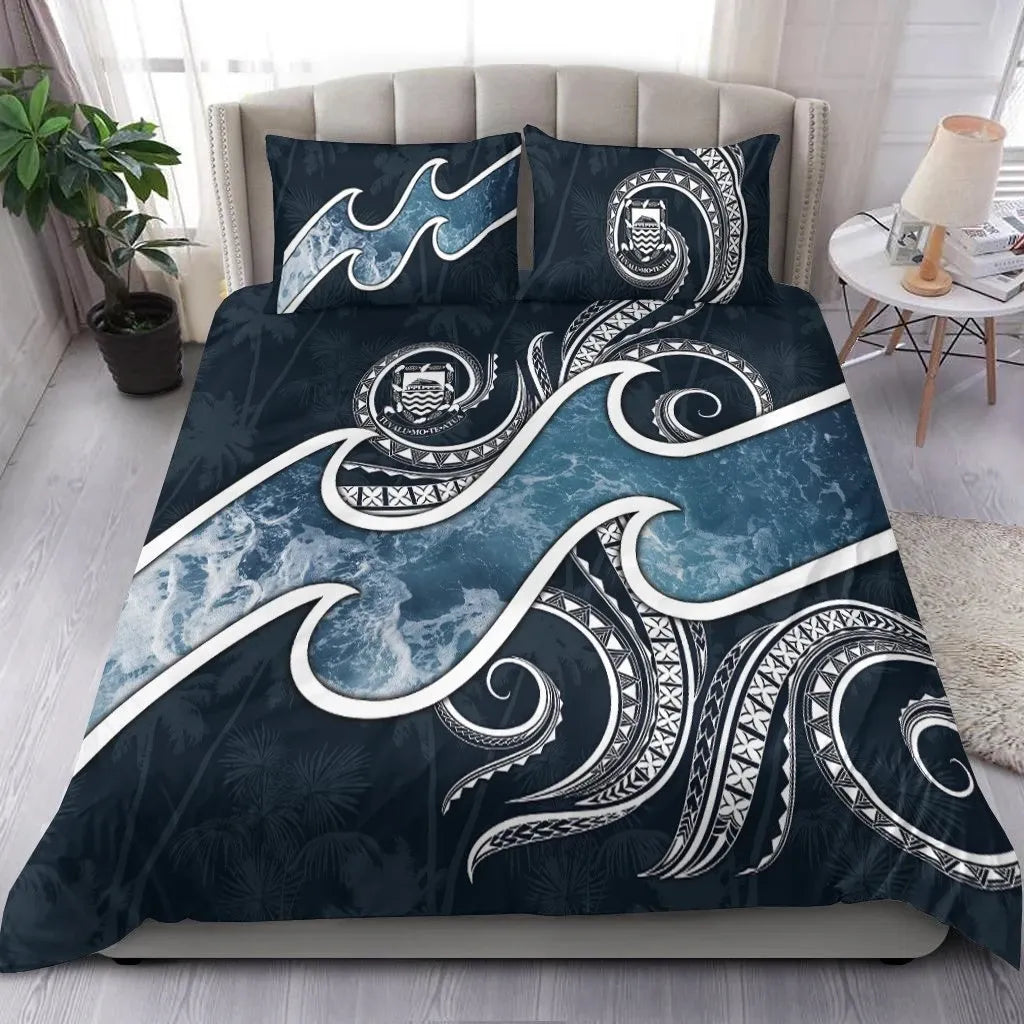 Tuvalu Polynesian Bedding Set - Ocean Style