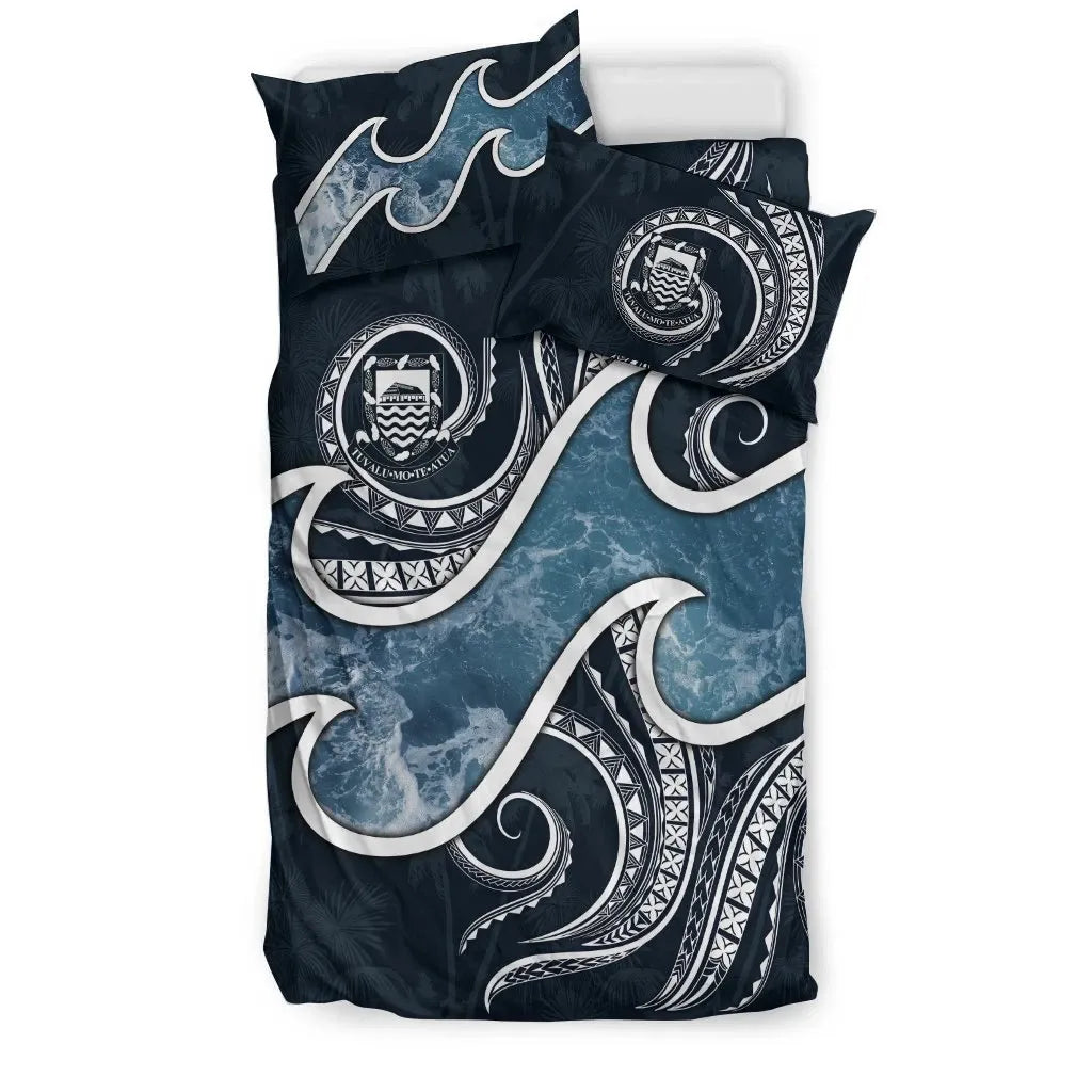 Tuvalu Polynesian Bedding Set - Ocean Style