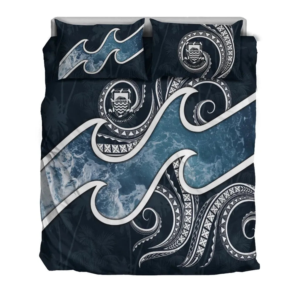 Tuvalu Polynesian Bedding Set - Ocean Style
