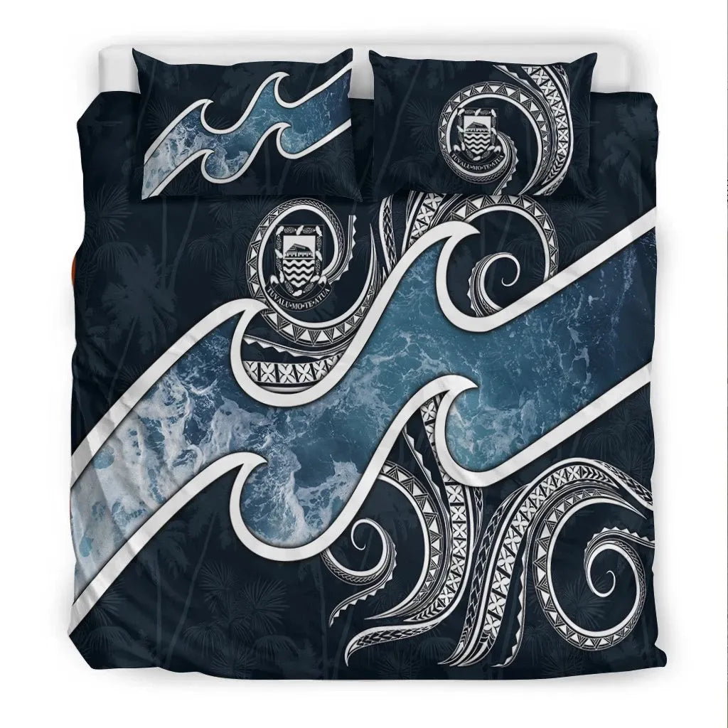 Tuvalu Polynesian Bedding Set - Ocean Style