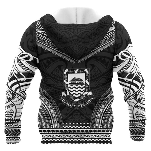 Tuvalu Polynesian Chief Custom Personalised Hoodie - Black Version