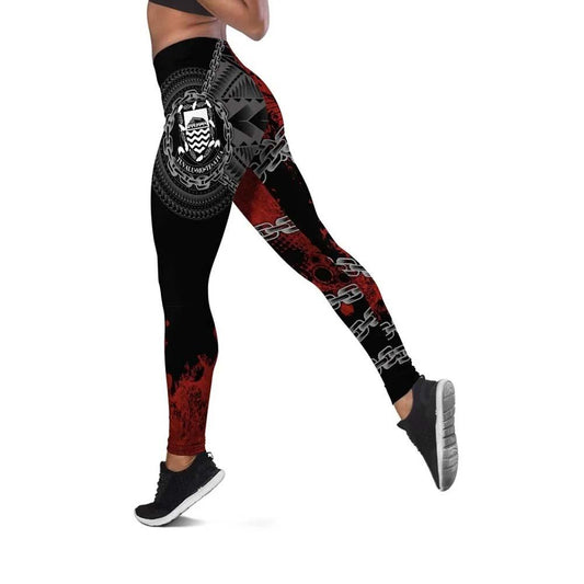 Tuvalu Polynesian Legging - Polynesian Chain Style