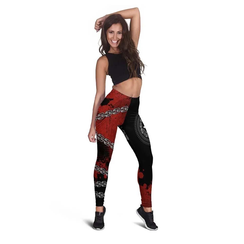 Tuvalu Polynesian Legging - Polynesian Chain Style