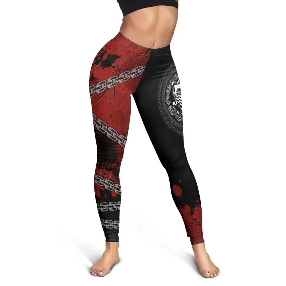 Tuvalu Polynesian Legging - Polynesian Chain Style