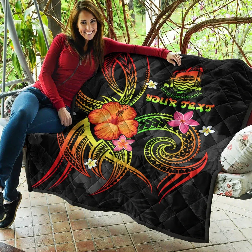 Tuvalu Polynesian Personalised Premium Quilt - Legend of Tuvalu (Reggae)
