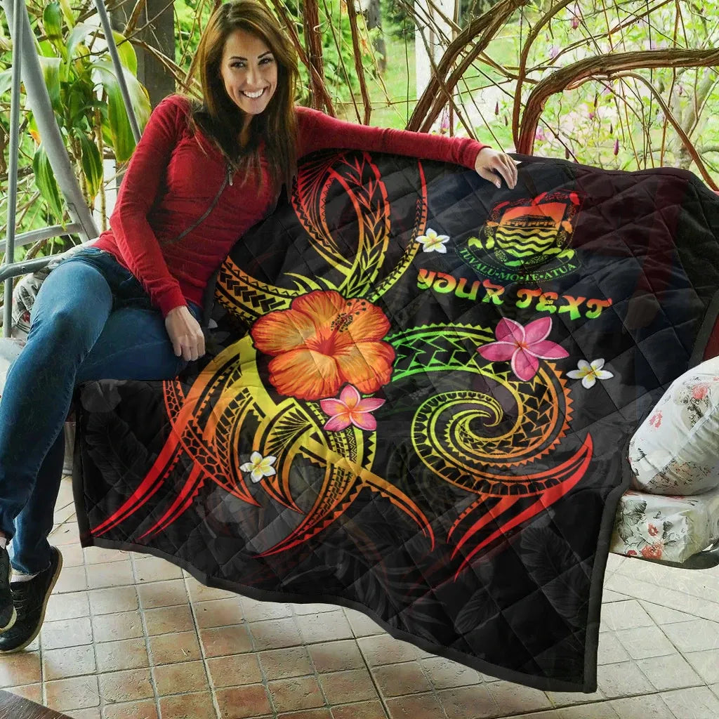 Tuvalu Polynesian Personalised Premium Quilt - Legend of Tuvalu (Reggae)