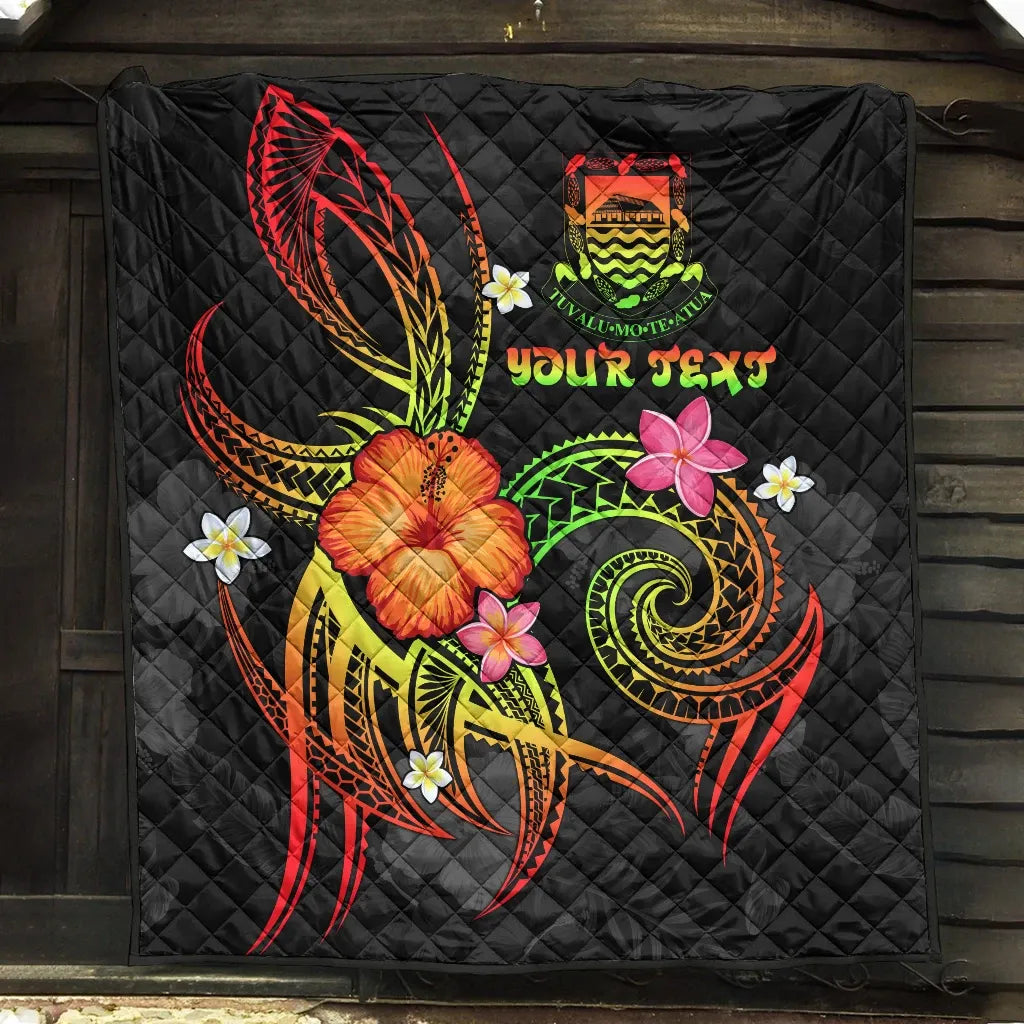Tuvalu Polynesian Personalised Premium Quilt - Legend of Tuvalu (Reggae)