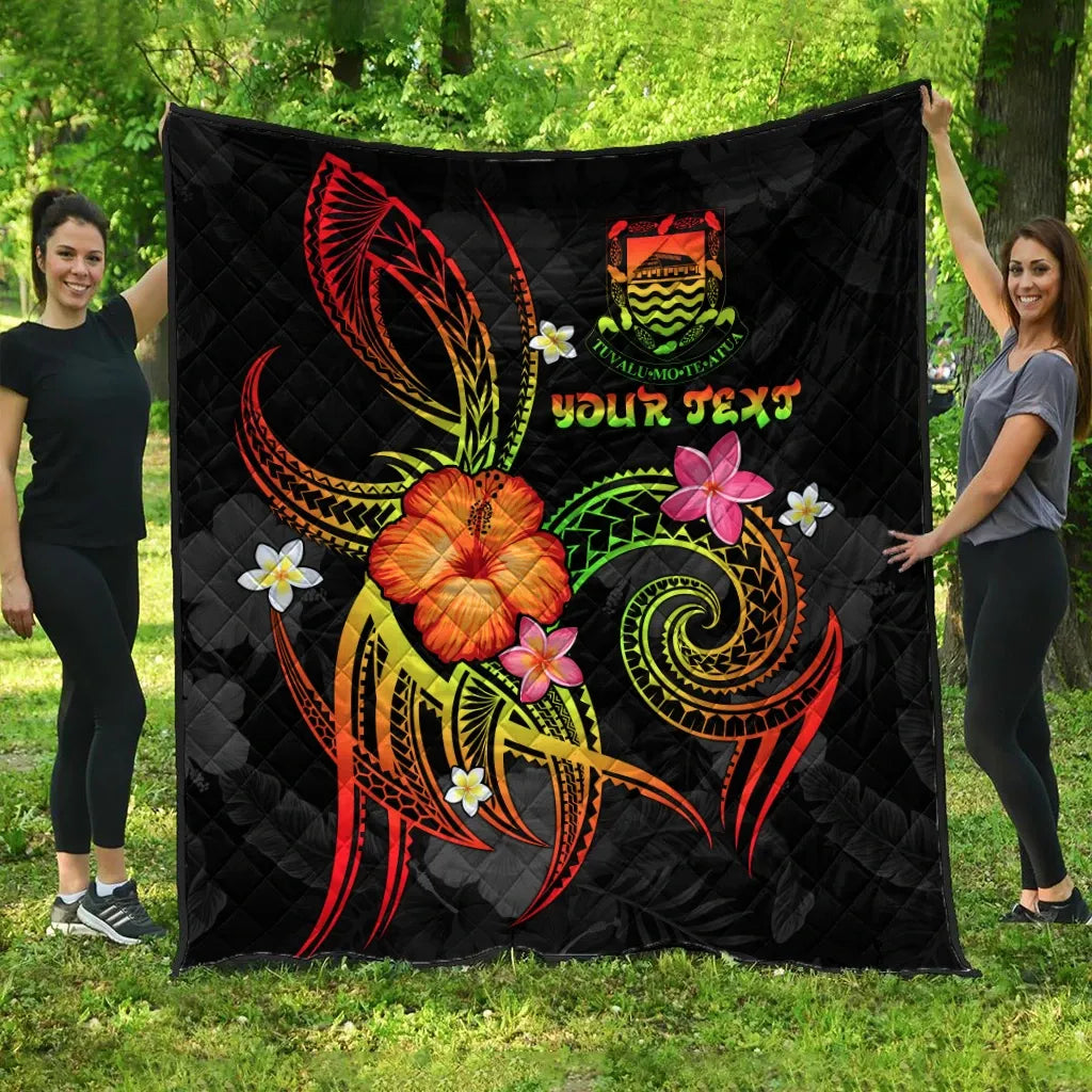 Tuvalu Polynesian Personalised Premium Quilt - Legend of Tuvalu (Reggae)