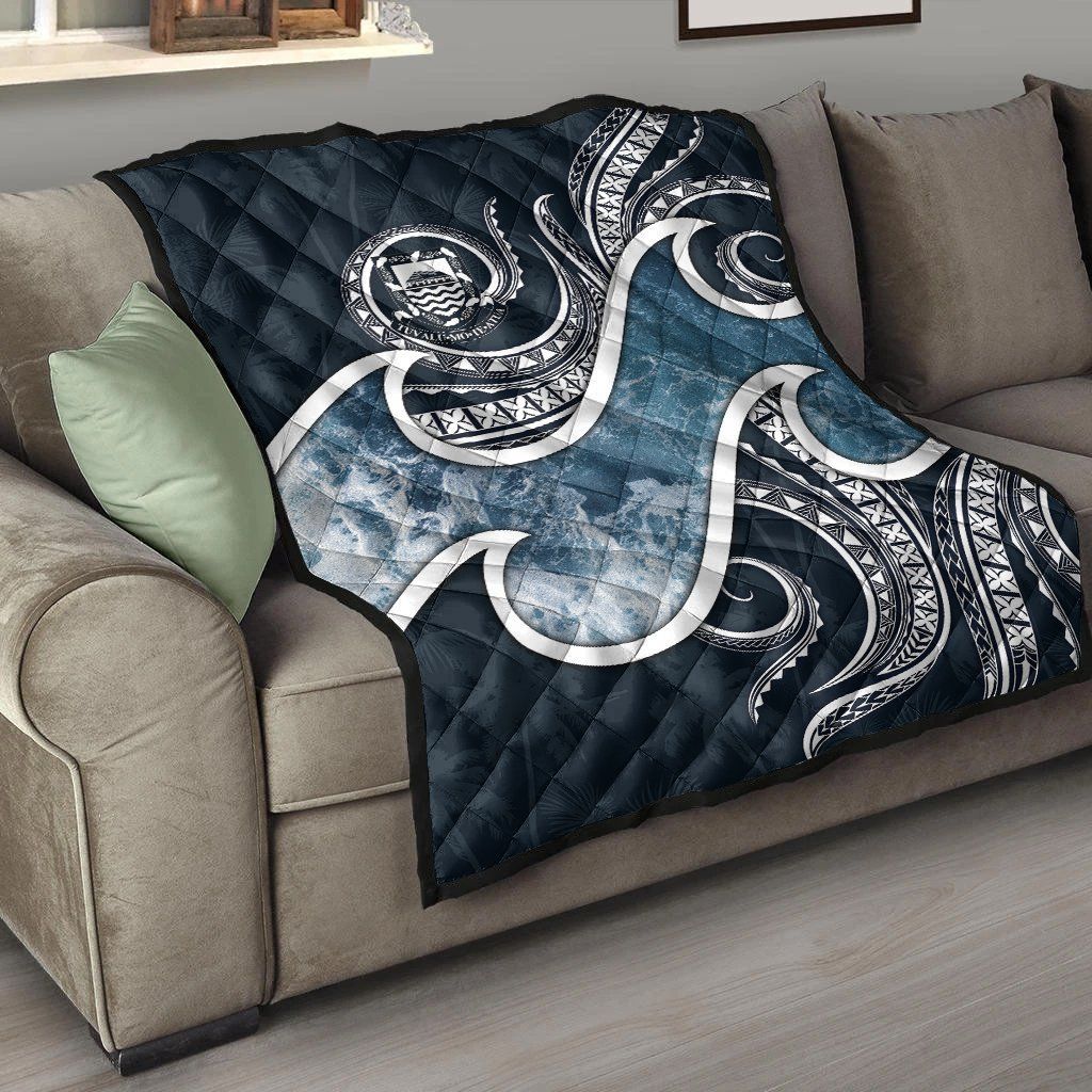 Tuvalu Polynesian Premium Quilt - Ocean Style