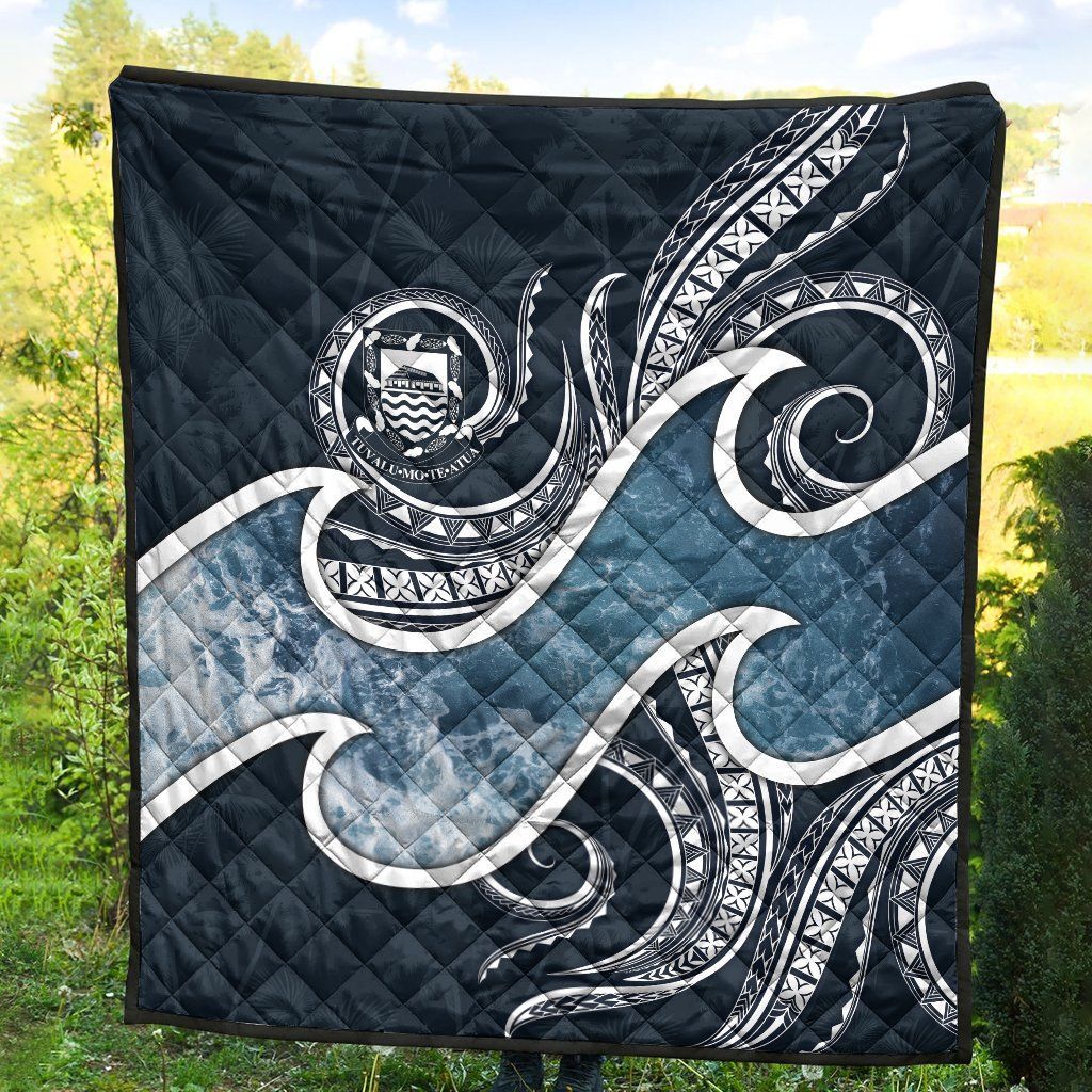 Tuvalu Polynesian Premium Quilt - Ocean Style