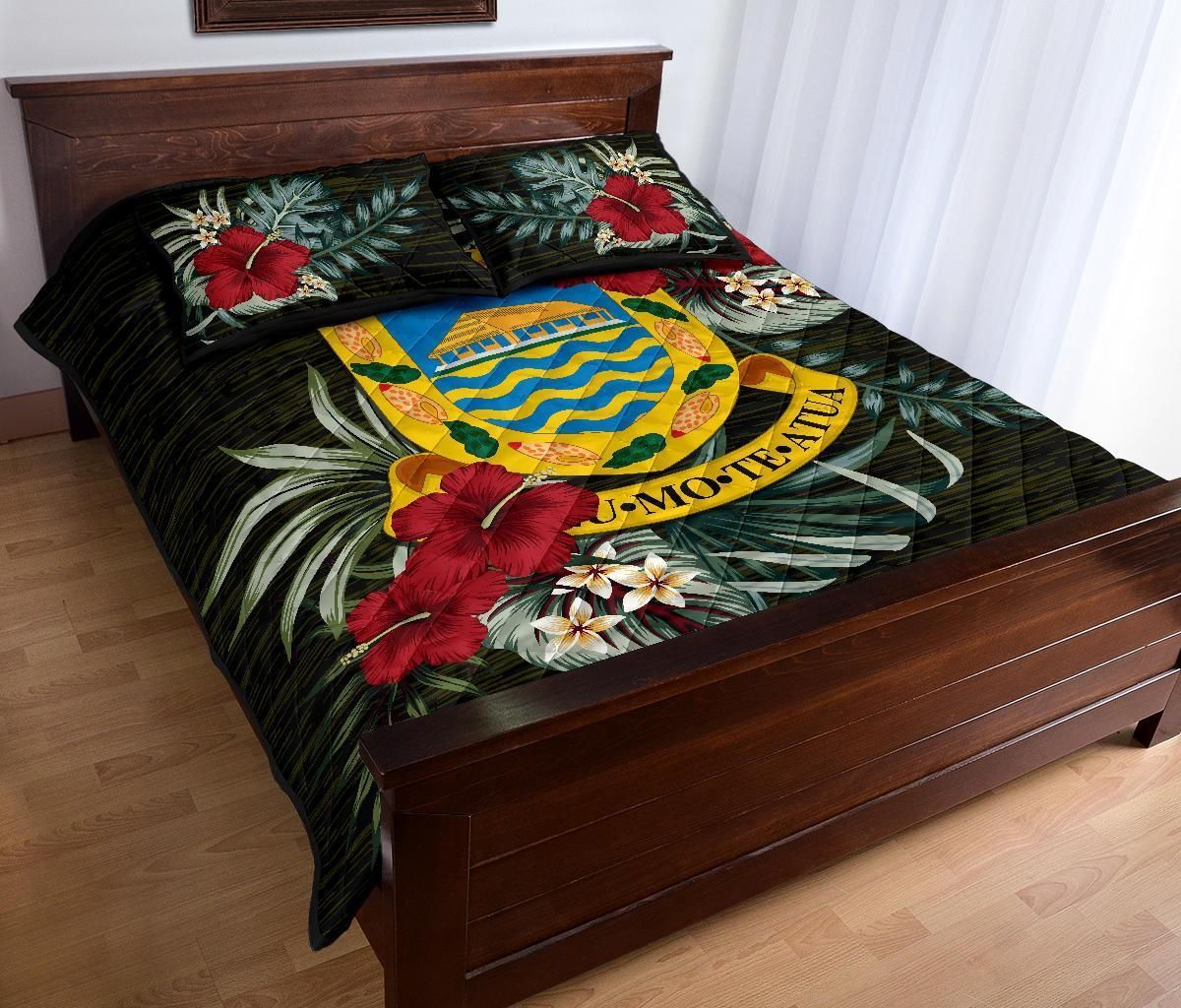 Tuvalu Polynesian Quilt Bed Set - Special Hibiscus