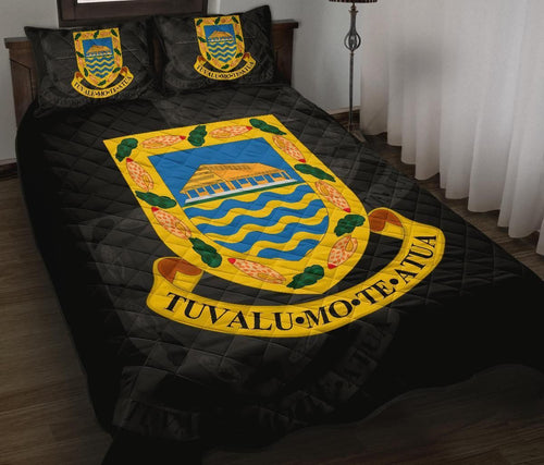 Tuvalu Polynesian Quilt Bed Set