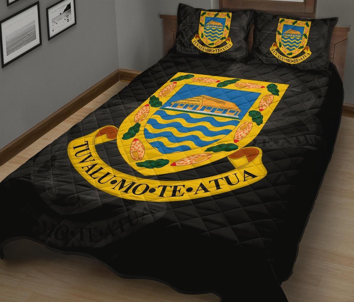 Tuvalu Polynesian Quilt Bed Set