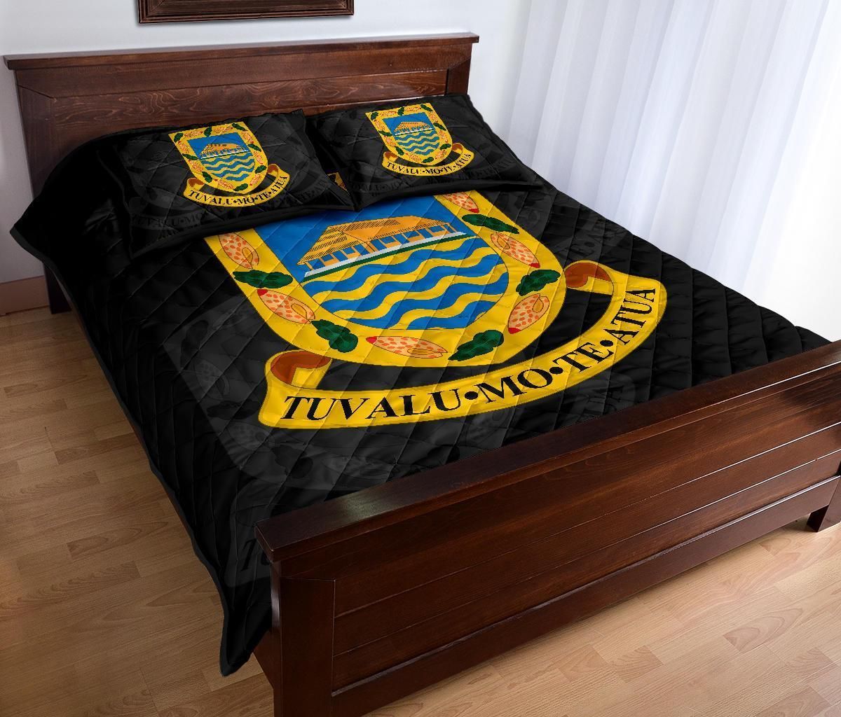 Tuvalu Polynesian Quilt Bed Set