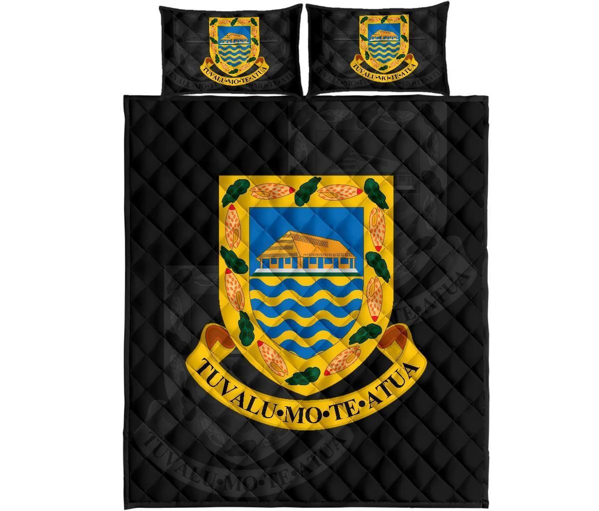 Tuvalu Polynesian Quilt Bed Set