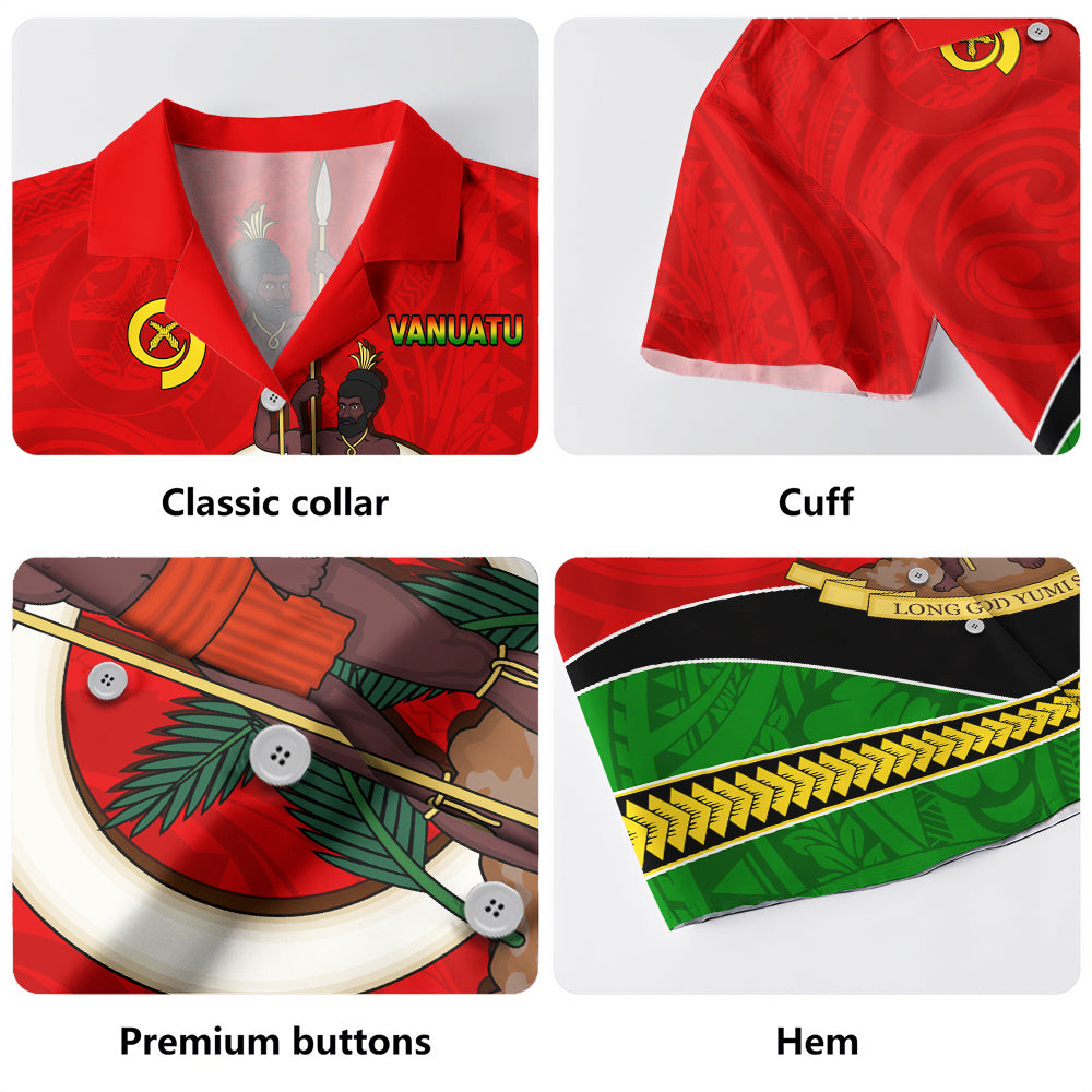Vanuatu Hawaiian Shirt Melanesian Spirit Totem Art