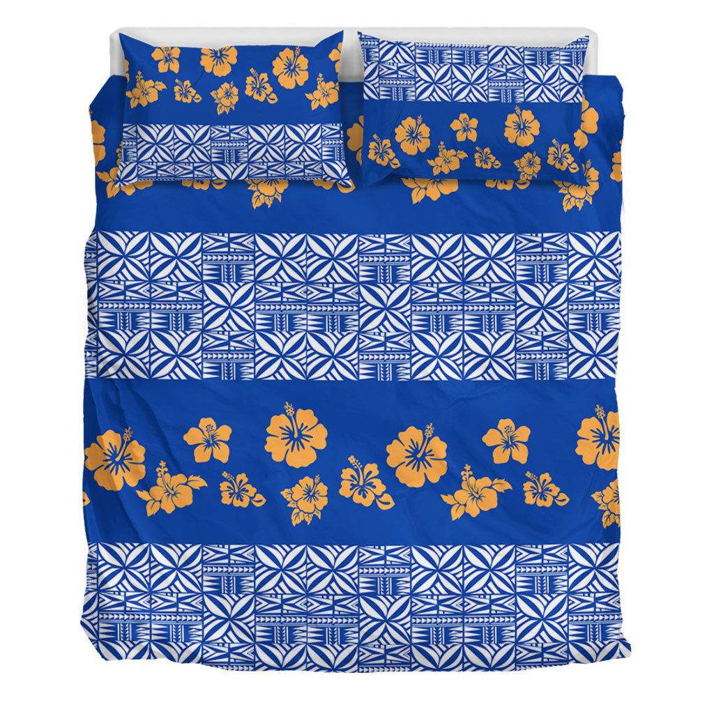 Samoa Bedding Set Hibiscus Pattern Island