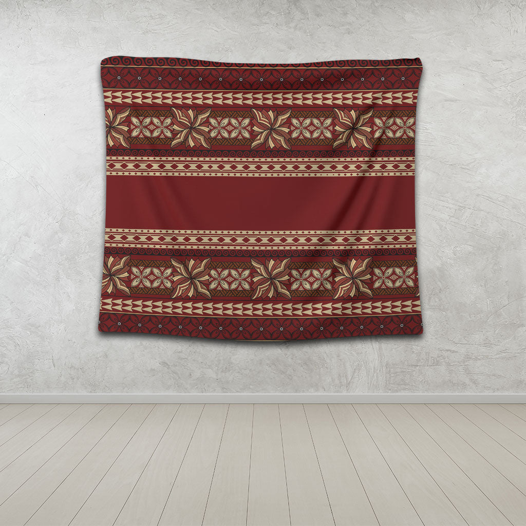 Samoa Tapestry Siapo Pattern Design