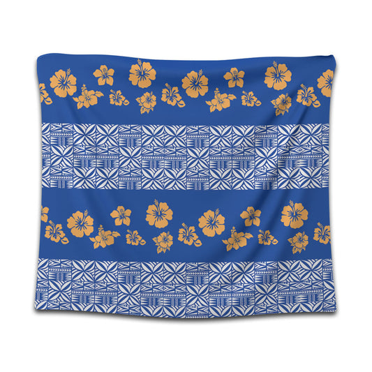 Samoa Tapestry Hibiscus Pattern Island