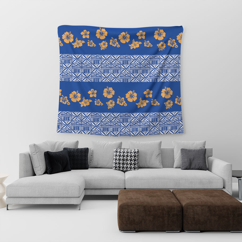 Samoa Tapestry Hibiscus Pattern Island