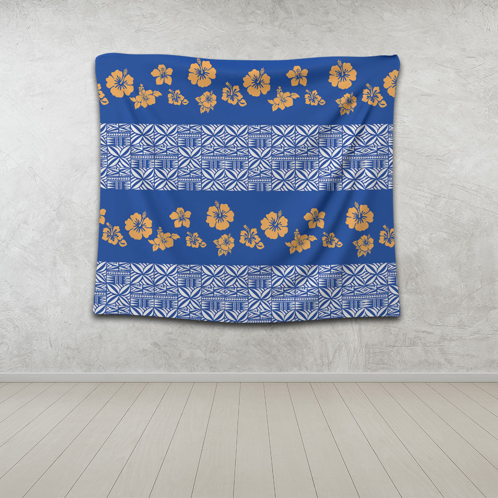 Samoa Tapestry Hibiscus Pattern Island