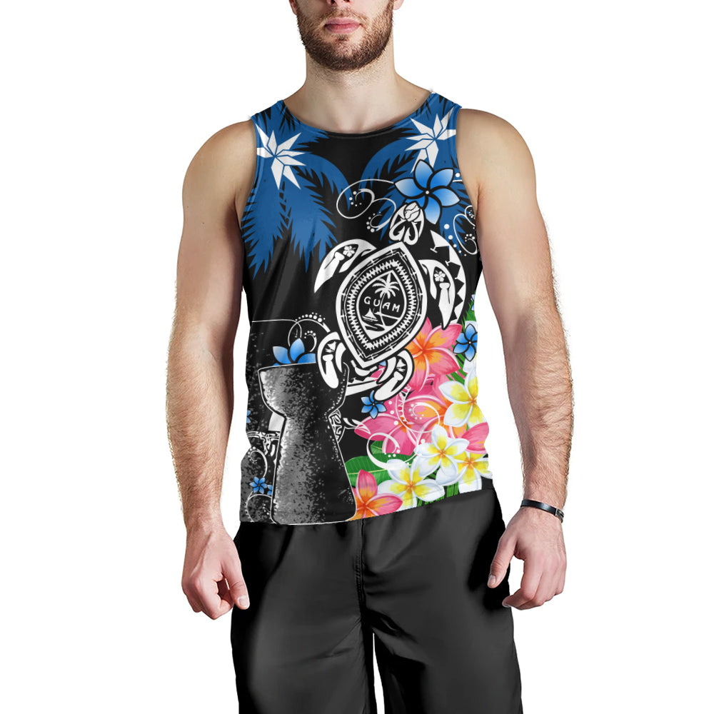 Guam Tank Top Chamorro With Seal Turtle Coconut Tree